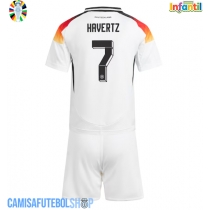 Camisa de time de futebol Alemanha Kai Havertz #7 Replicas 1º Equipamento Infantil Europeu 2024 Manga Curta (+ Calças curtas)
